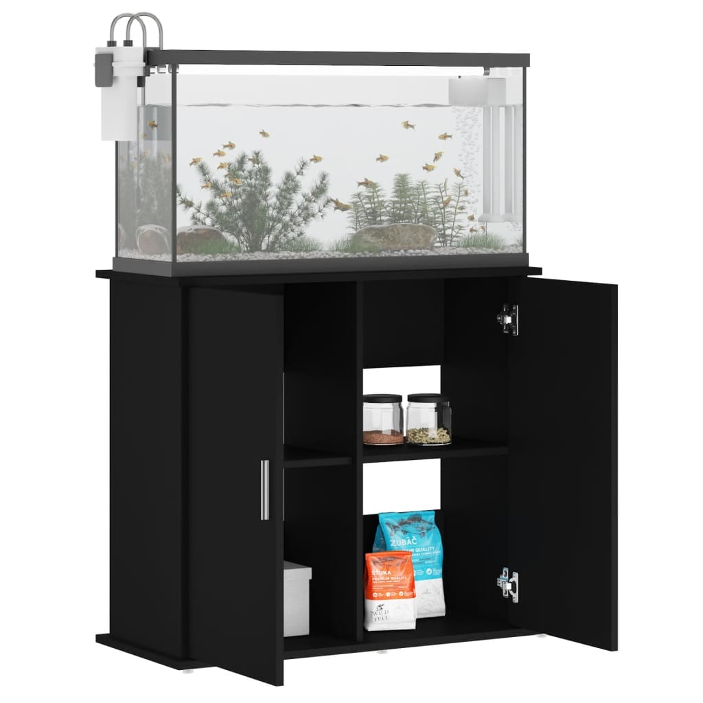 Aquariumstandaard 81x36x73 cm bewerkt hout