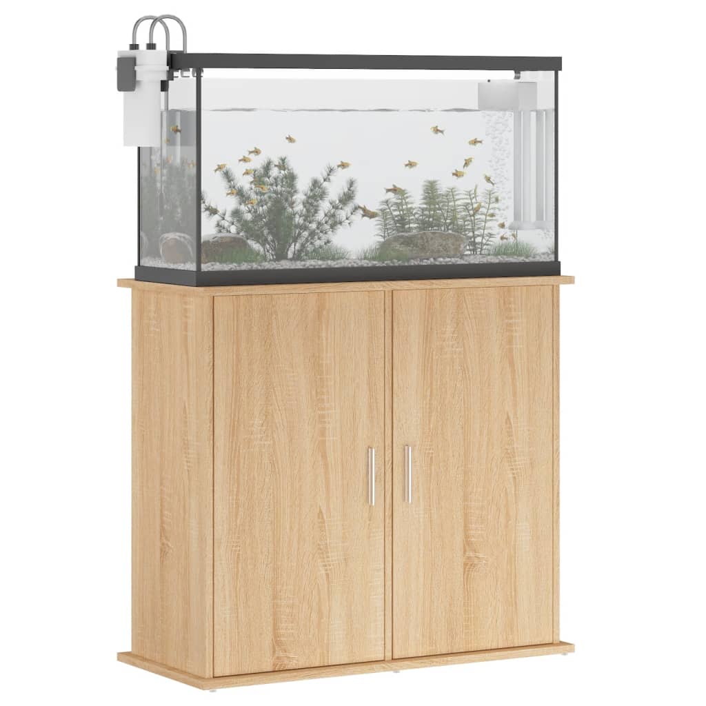 Aquariumstandaard 81x36x73 cm bewerkt hout