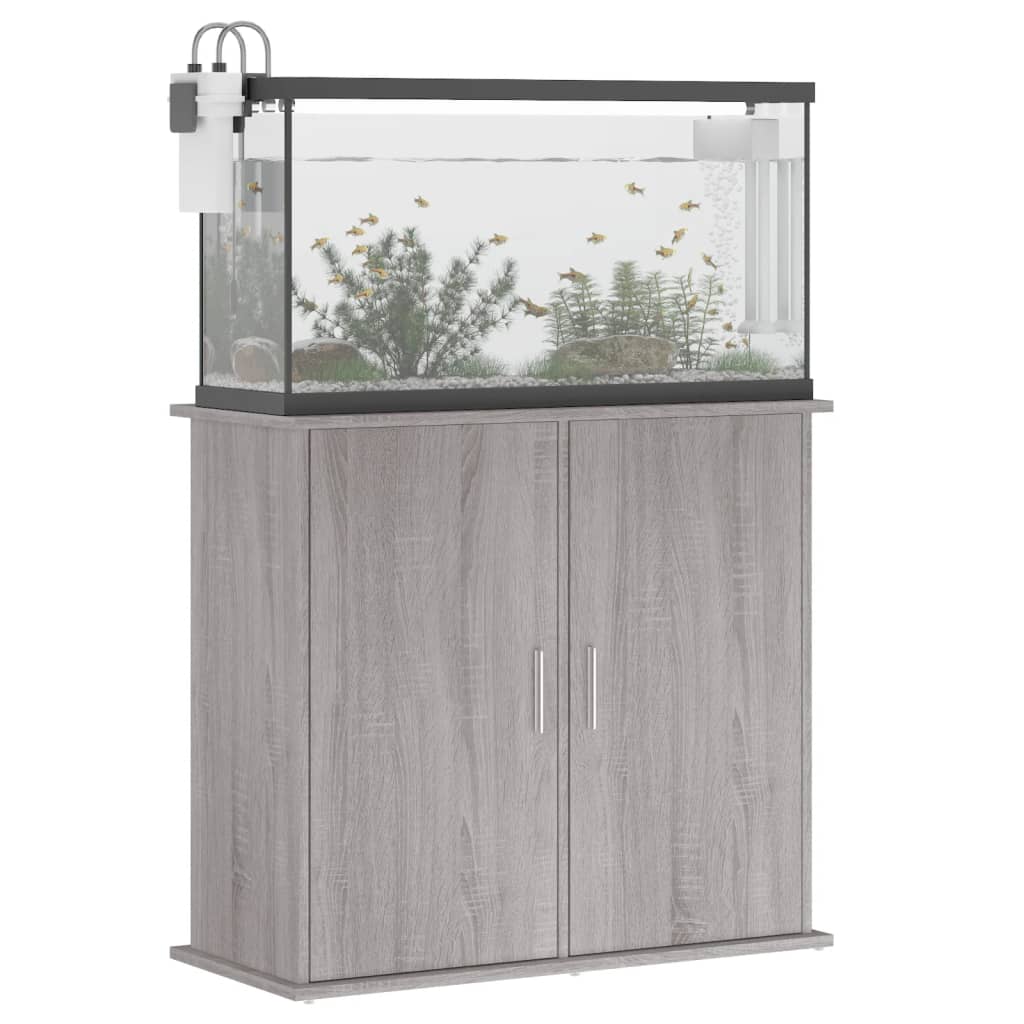 Aquariumstandaard 81x36x73 cm bewerkt hout