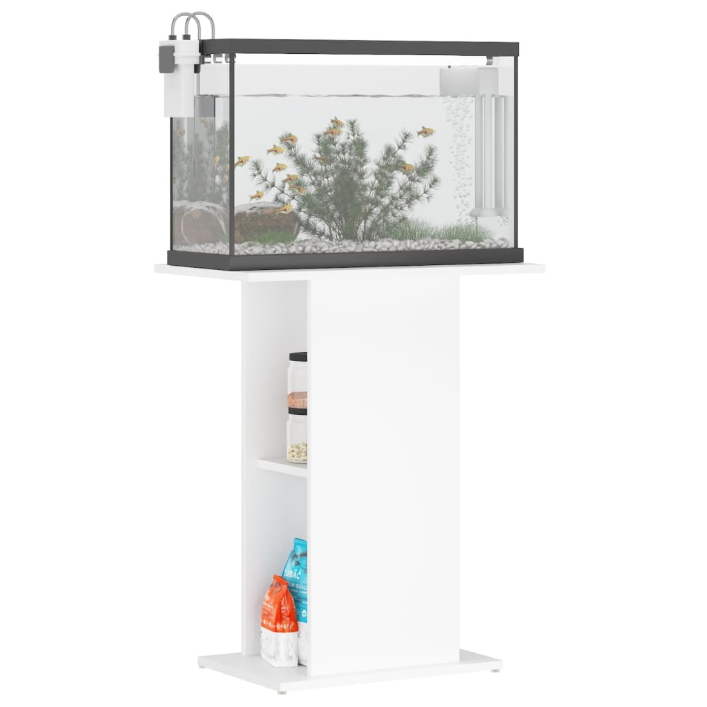 Aquariumstandaard 60,5x36x72,5 cm bewerkt hout gerookt eiken