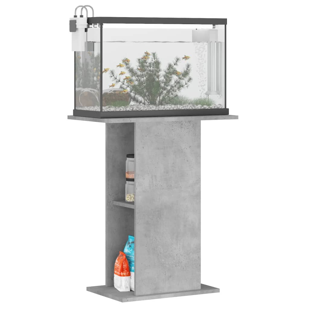 Support pour aquarium 60,5x36x72,5 cm en dérivé du bois