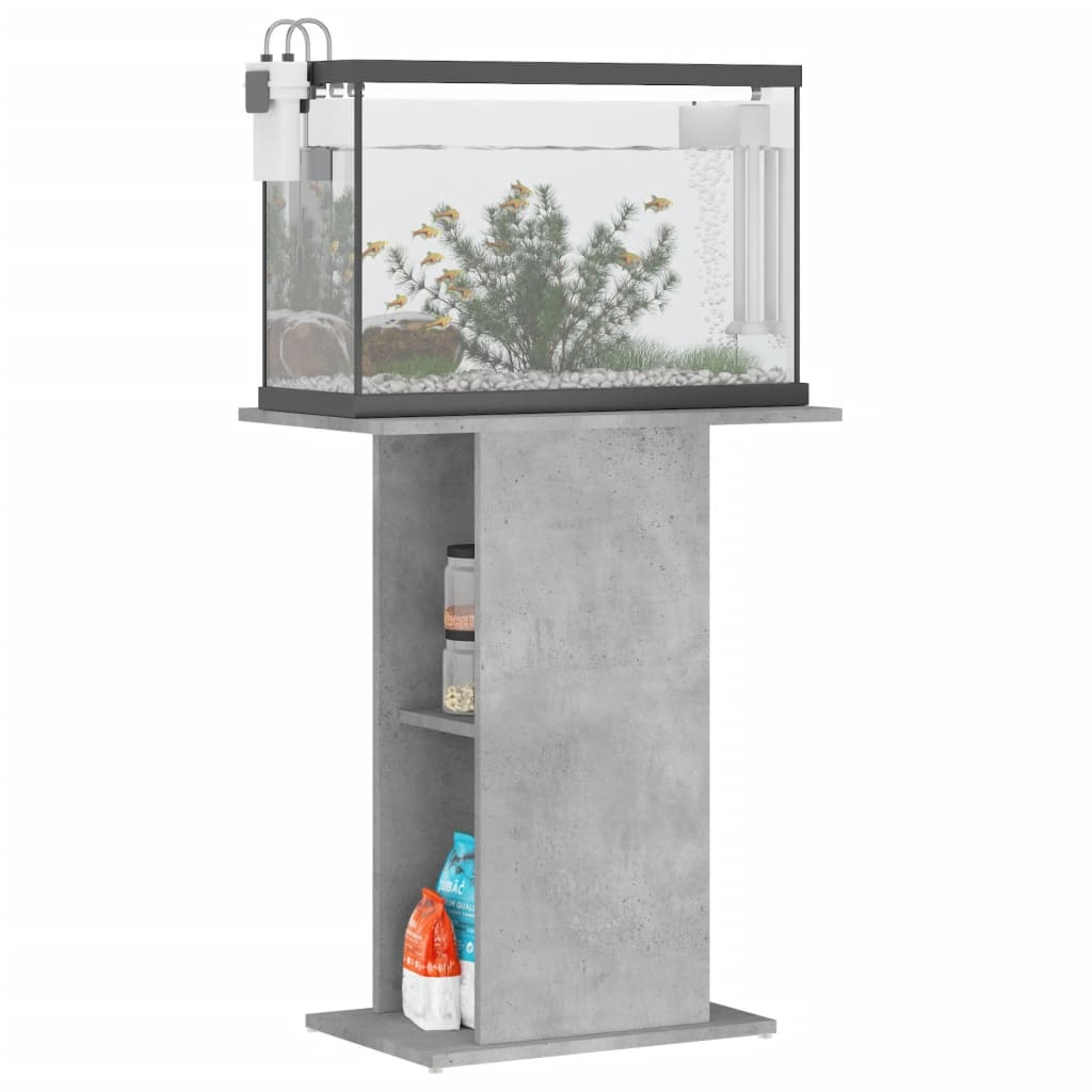 Aquariumstandaard 60,5x36x72,5 cm bewerkt hout gerookt eiken