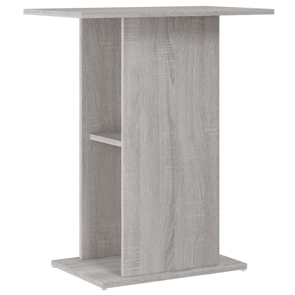 Aquariumstandaard 60,5x36x72,5 cm bewerkt hout gerookt eiken