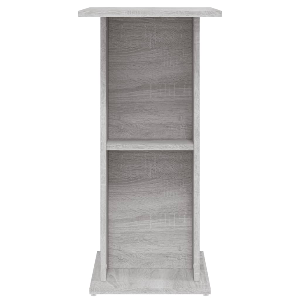 Aquariumstandaard 60,5x36x72,5 cm bewerkt hout gerookt eiken