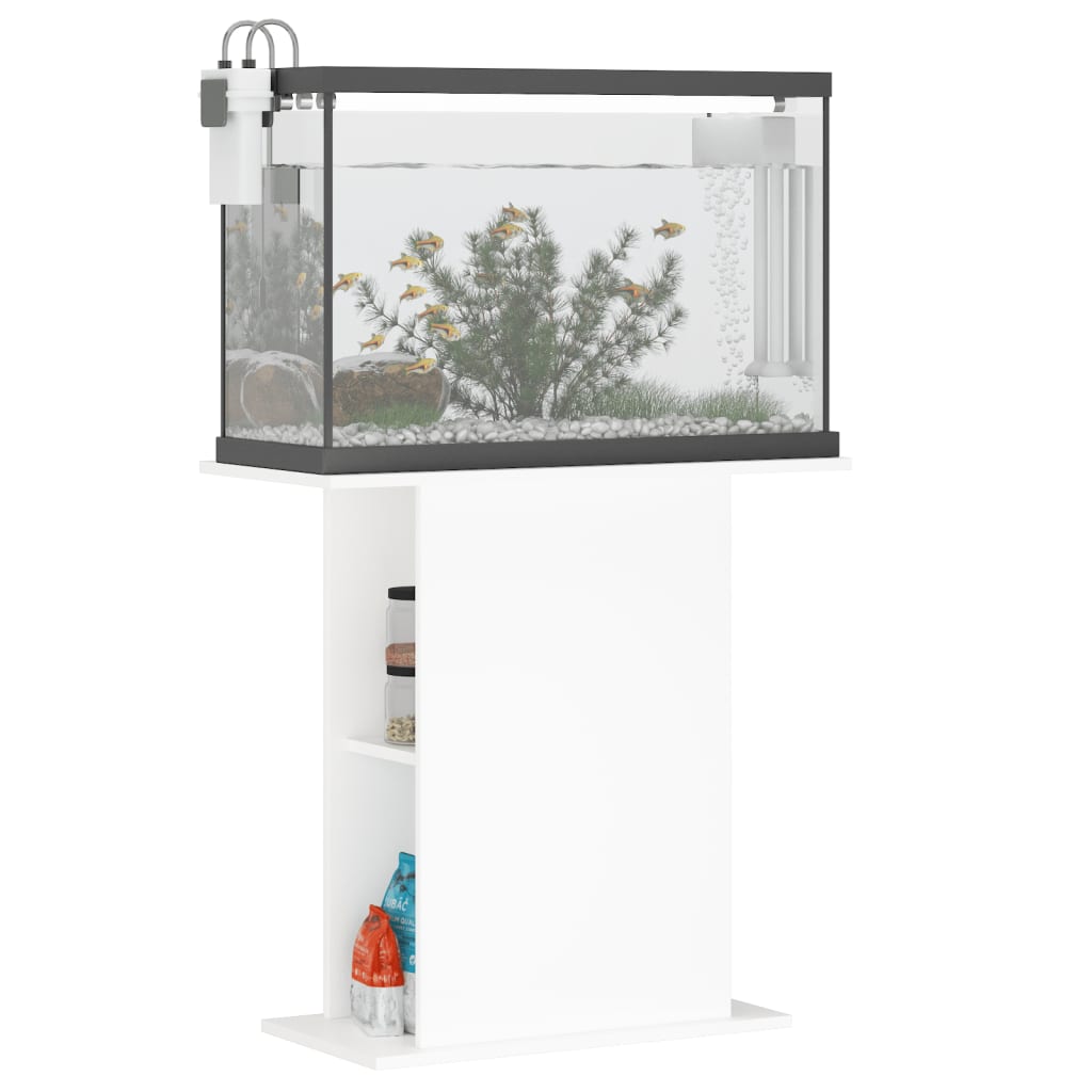 Support pour aquarium 60,5x36x72,5 cm en dérivé du bois