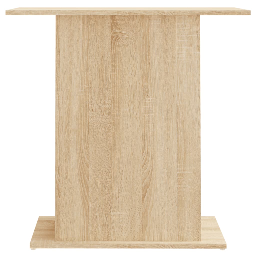 Aquariumstandaard 60,5x36x72,5 cm bewerkt hout gerookt eiken