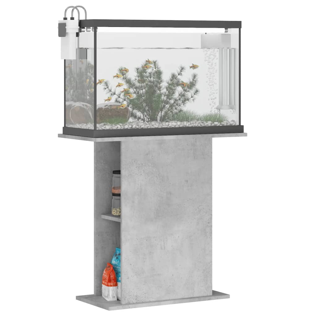 Support pour aquarium 60,5x36x72,5 cm en dérivé du bois