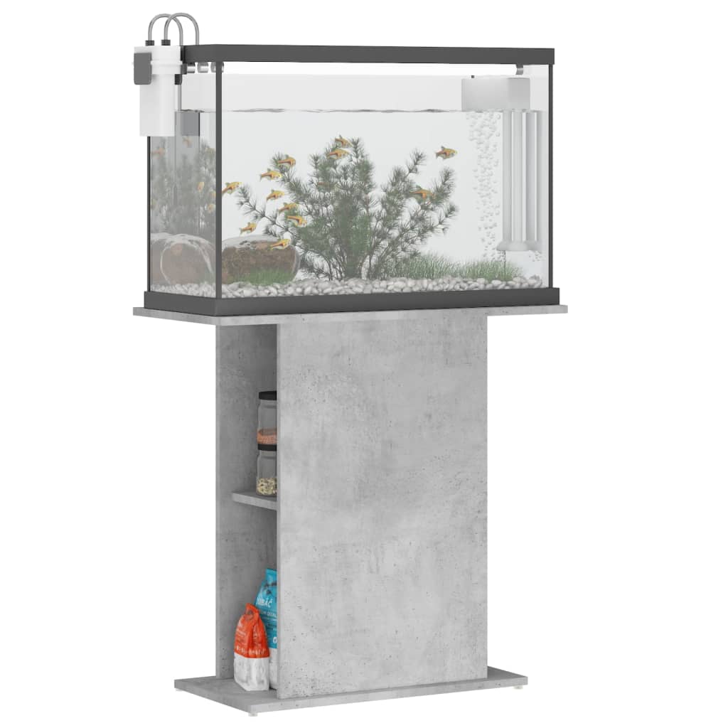 Aquariumstandaard 60,5x36x72,5 cm bewerkt hout gerookt eiken