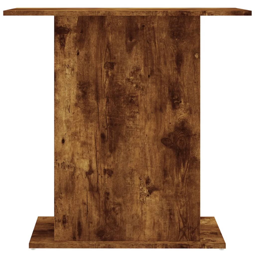 Aquariumstandaard 60,5x36x72,5 cm bewerkt hout gerookt eiken