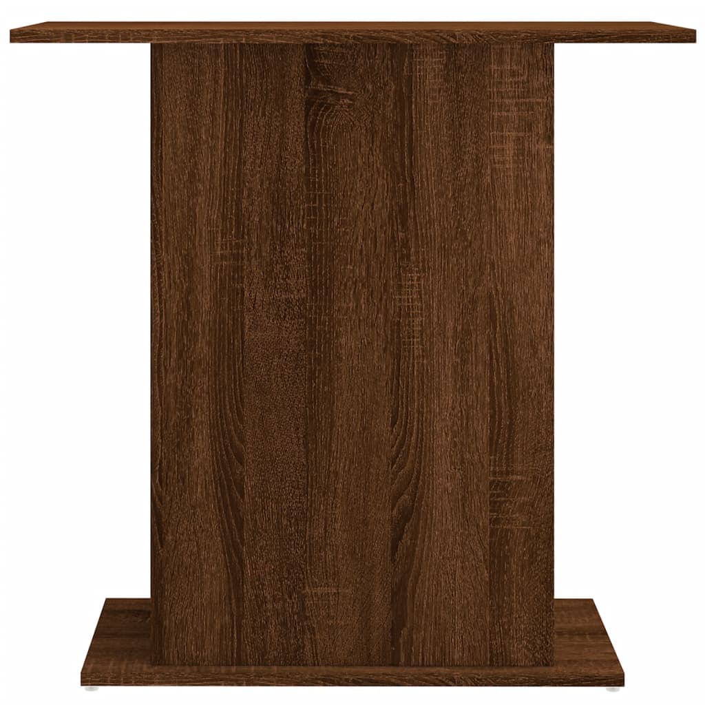 Aquariumstandaard 60,5x36x72,5 cm bewerkt hout gerookt eiken