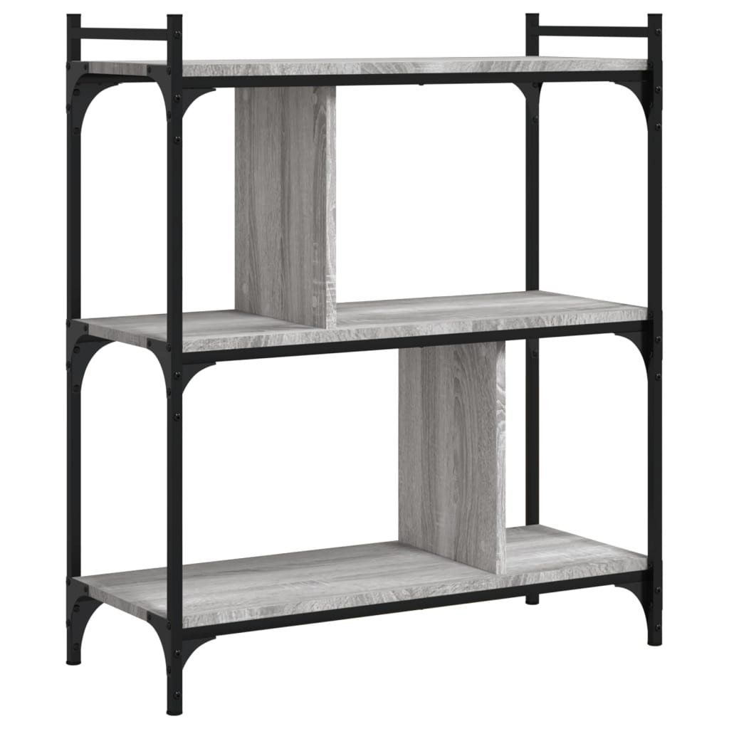 Boekenkast 5-laags 76x32x158 cm bewerkt hout