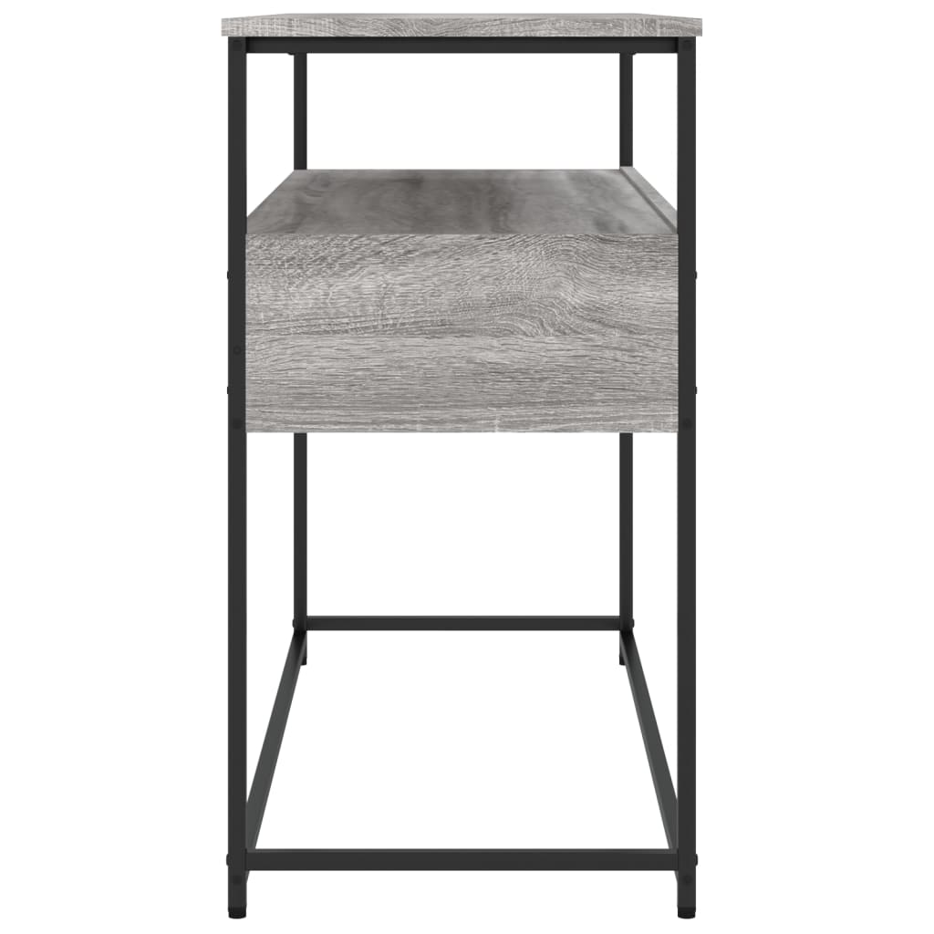 Table murale 75x40x75 cm bois fini noir