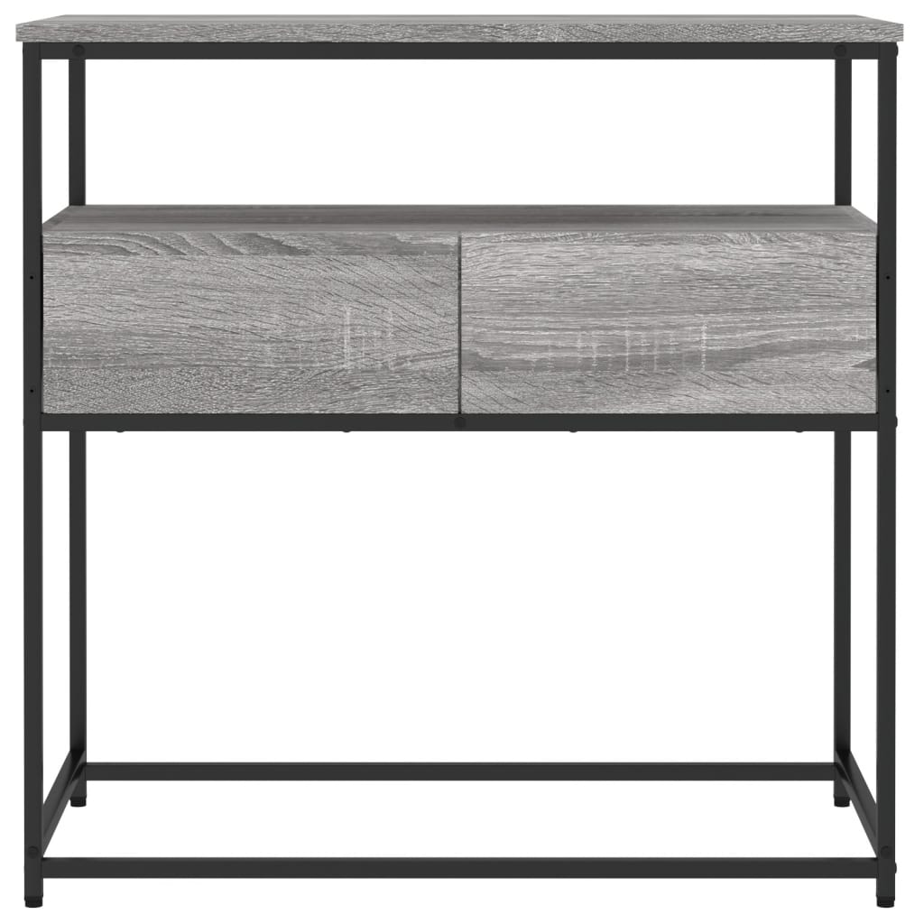 Table murale 75x40x75 cm bois fini noir