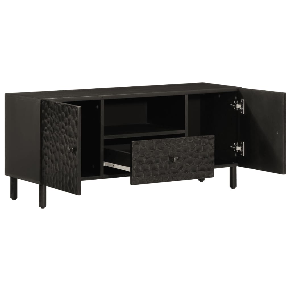 Tv-meubel 105x33x46cm massief mangohout