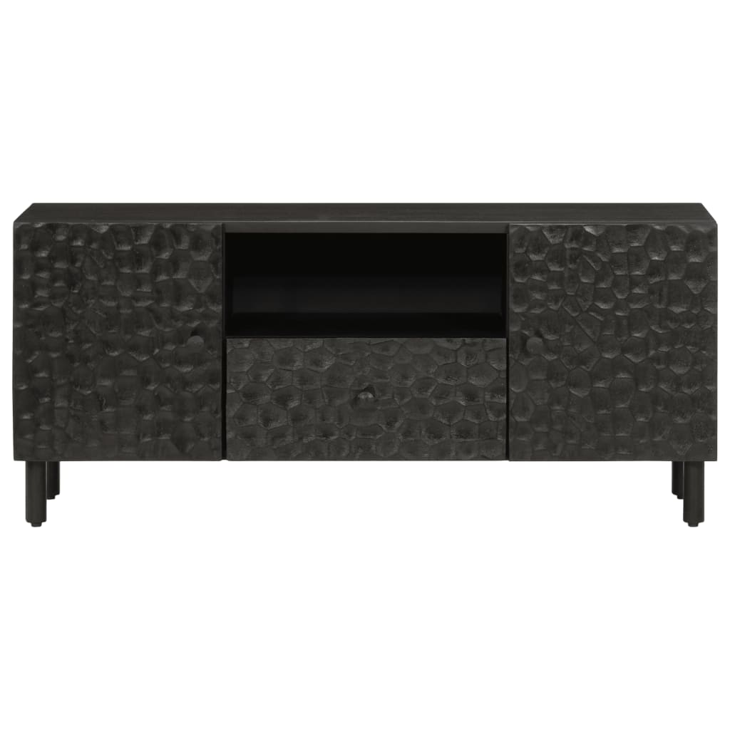 Tv-meubel 105x33x46cm massief mangohout