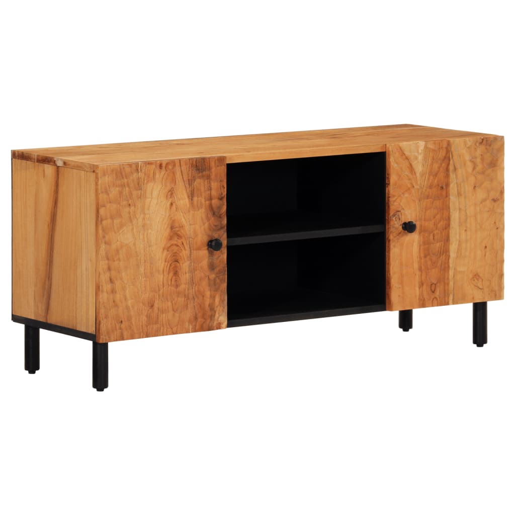 Meuble TV 105x33x46 cm en bois de manguier massif