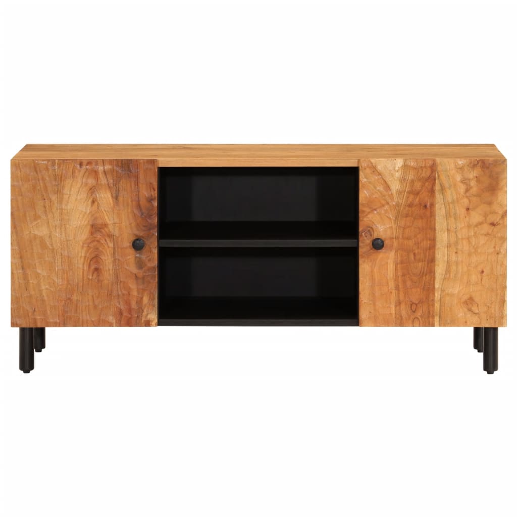 Meuble TV 105x33x46 cm en bois de manguier massif