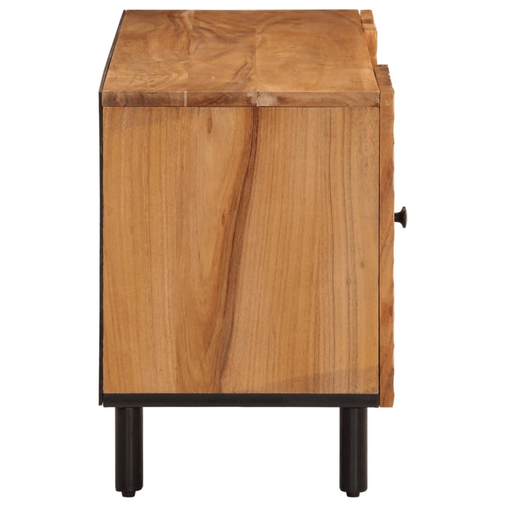 Meuble TV 105x33x46 cm en bois de manguier massif