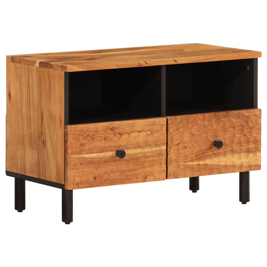 Meuble TV 70x33x46 cm en bois de manguier massif