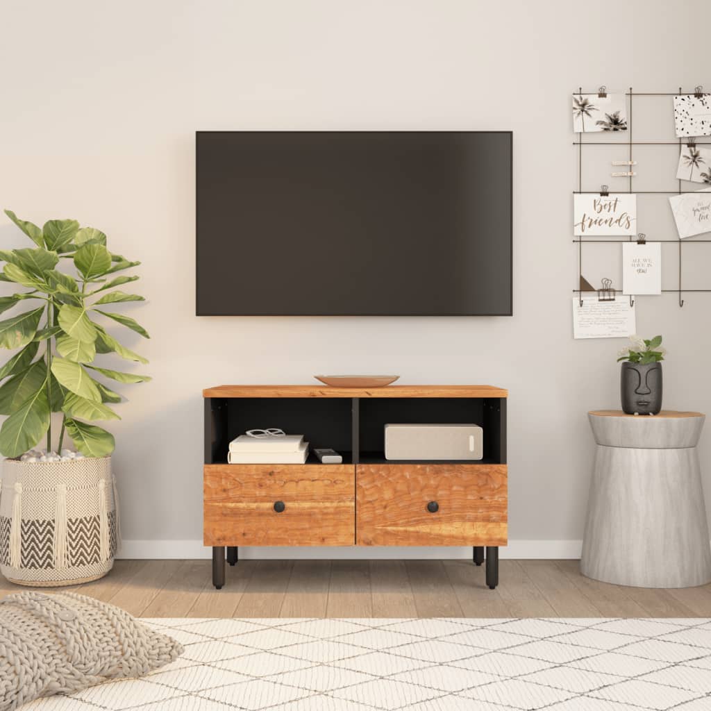 Tv-meubel 70x33x46 cm massief mangohout