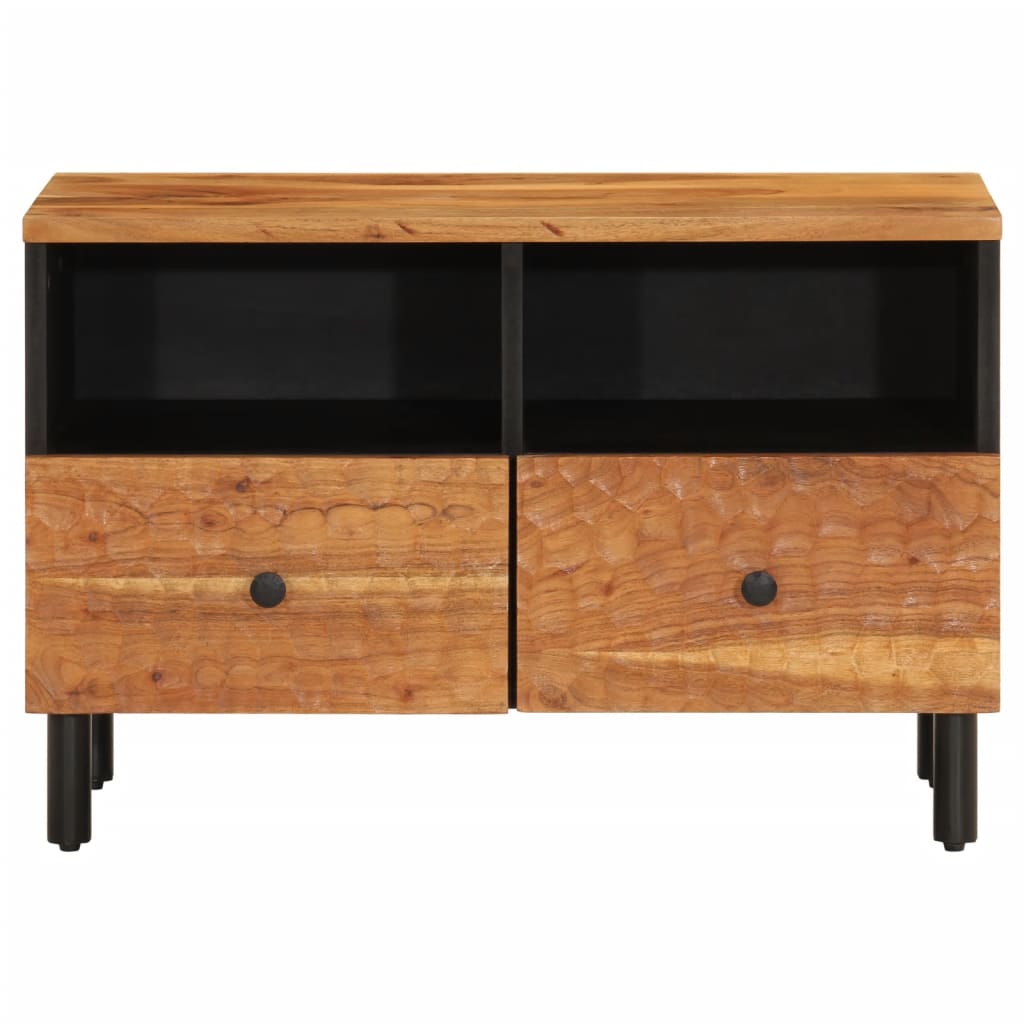 Meuble TV 70x33x46 cm en bois de manguier massif