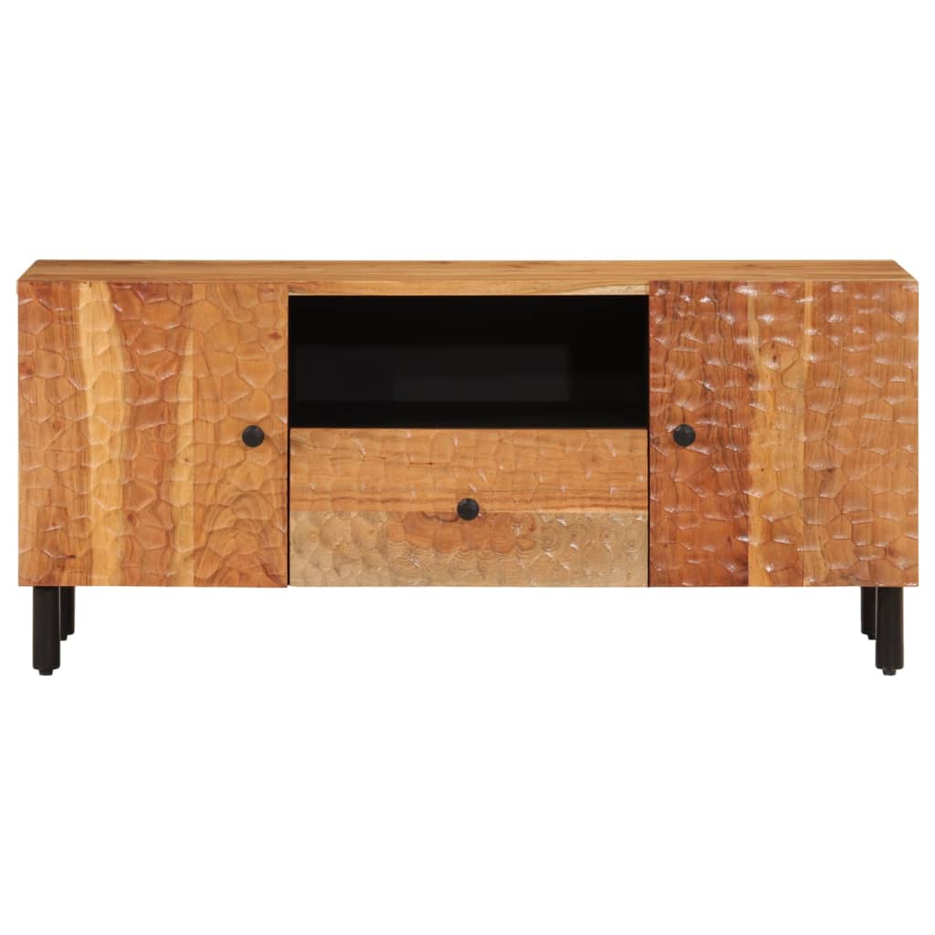 Tv-meubel 105x33x46cm massief mangohout