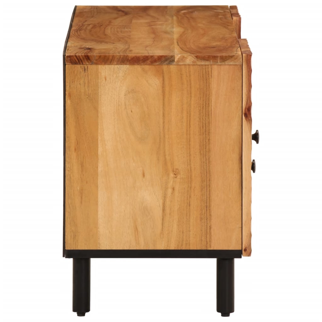 Tv-meubel 105x33x46cm massief mangohout