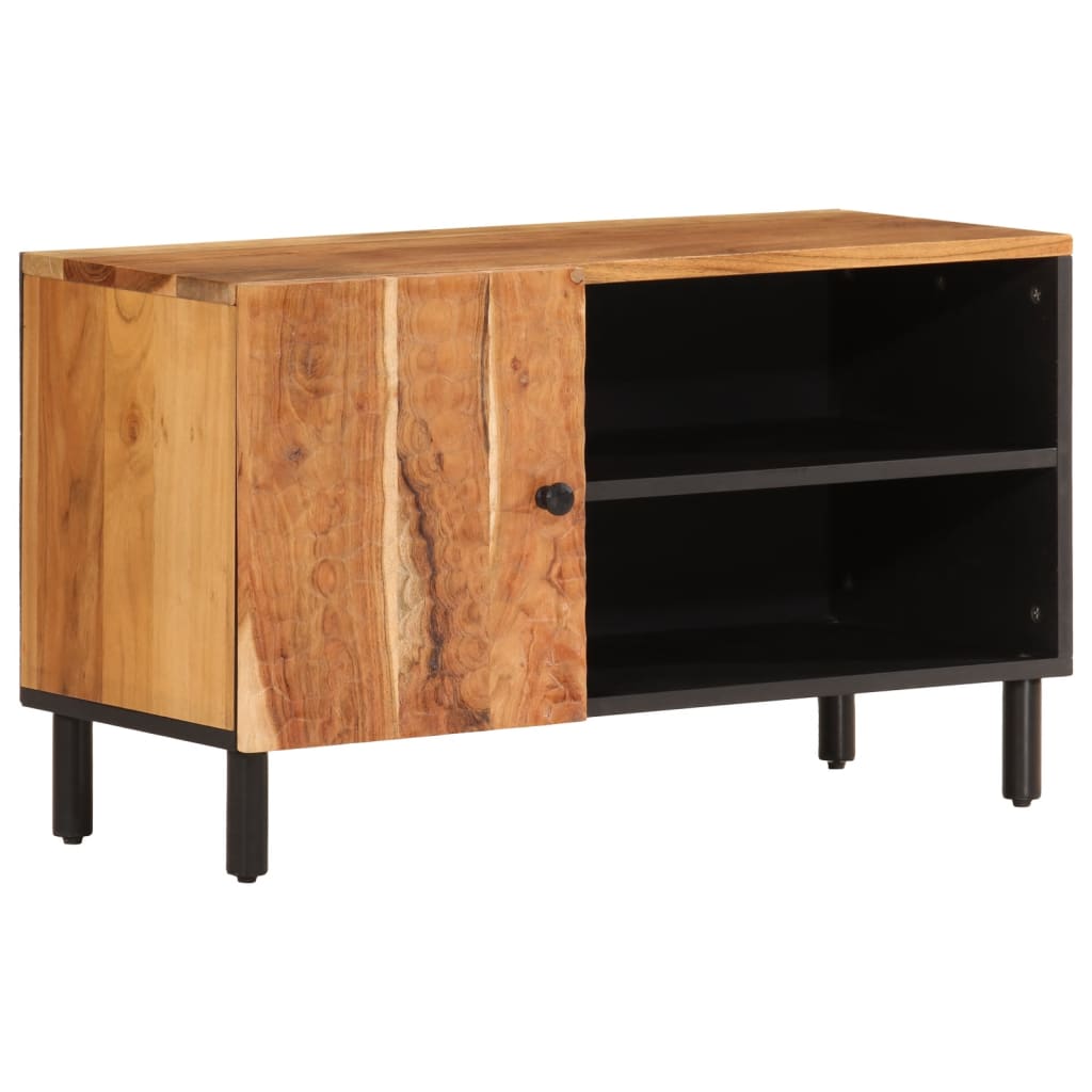 Tv-meubel 80x33x46 cm massief acaciahout