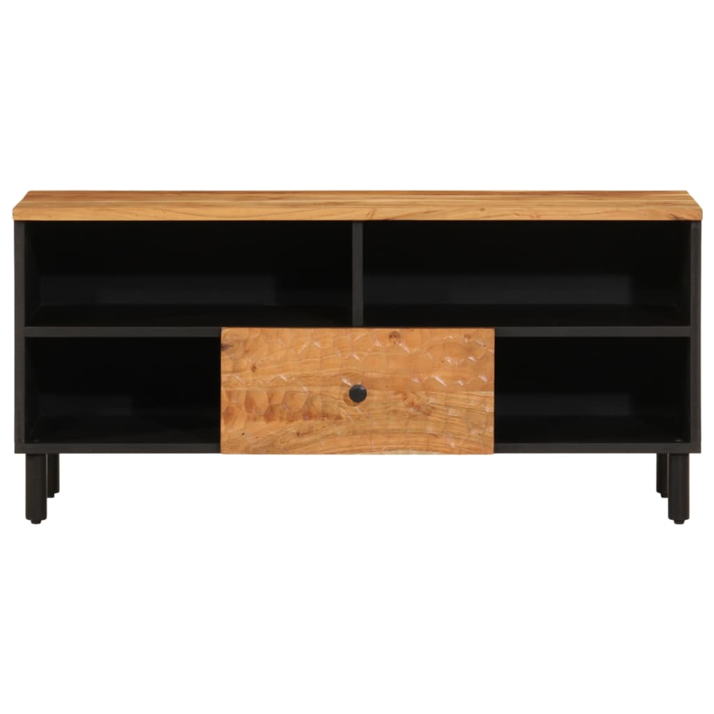 Tv-meubel 100x33x46 cm massief mangohout