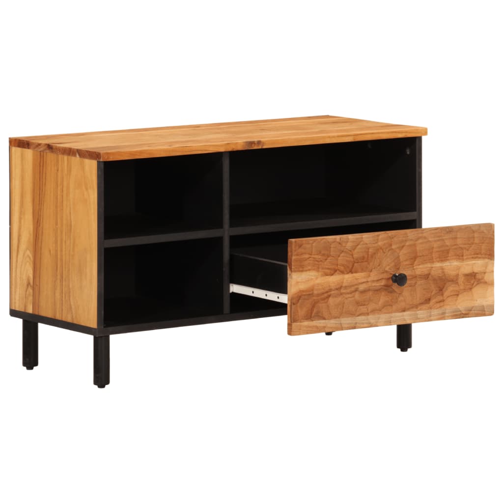 Tv-meubel 80x33x46 cm massief mangohout