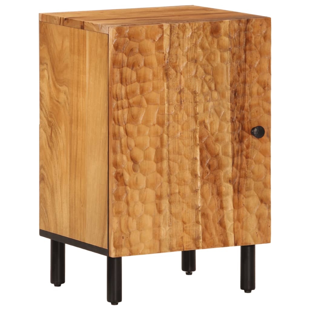 Meuble de salle de bain 38x33x58 cm en bois d'acacia massif