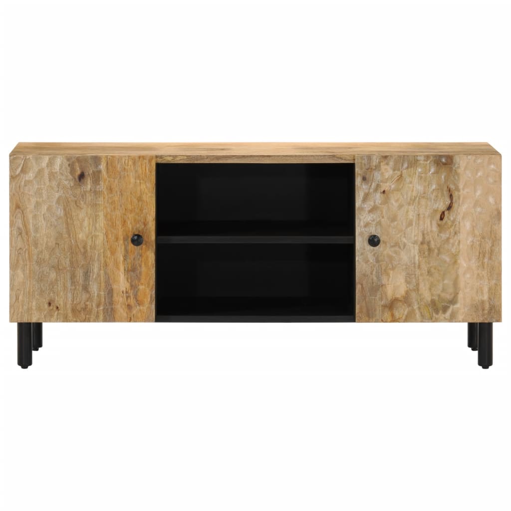 Tv-meubel 105x33x46 cm massief mangohout