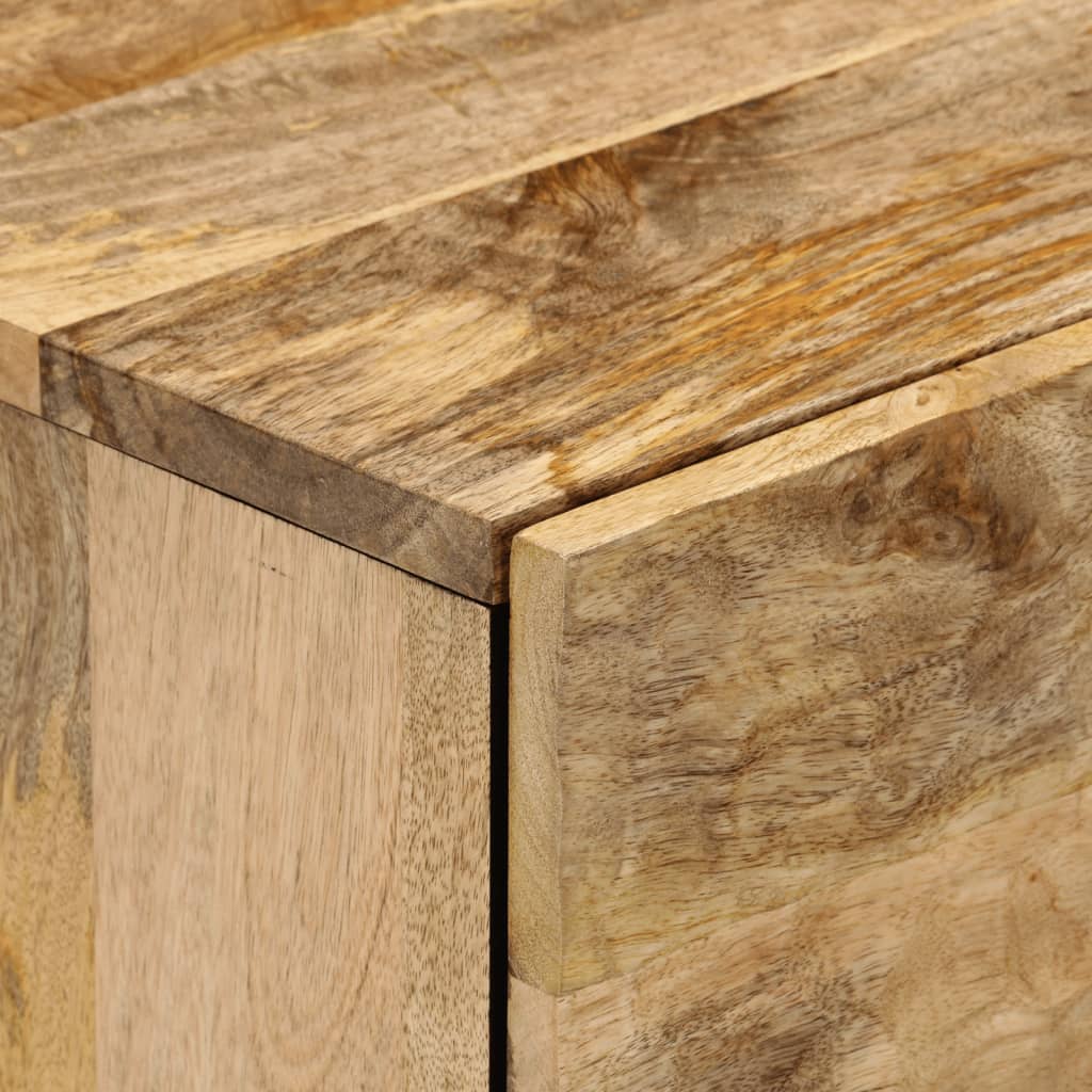 Table de chevet 50x33x60 cm en bois de manguier massif