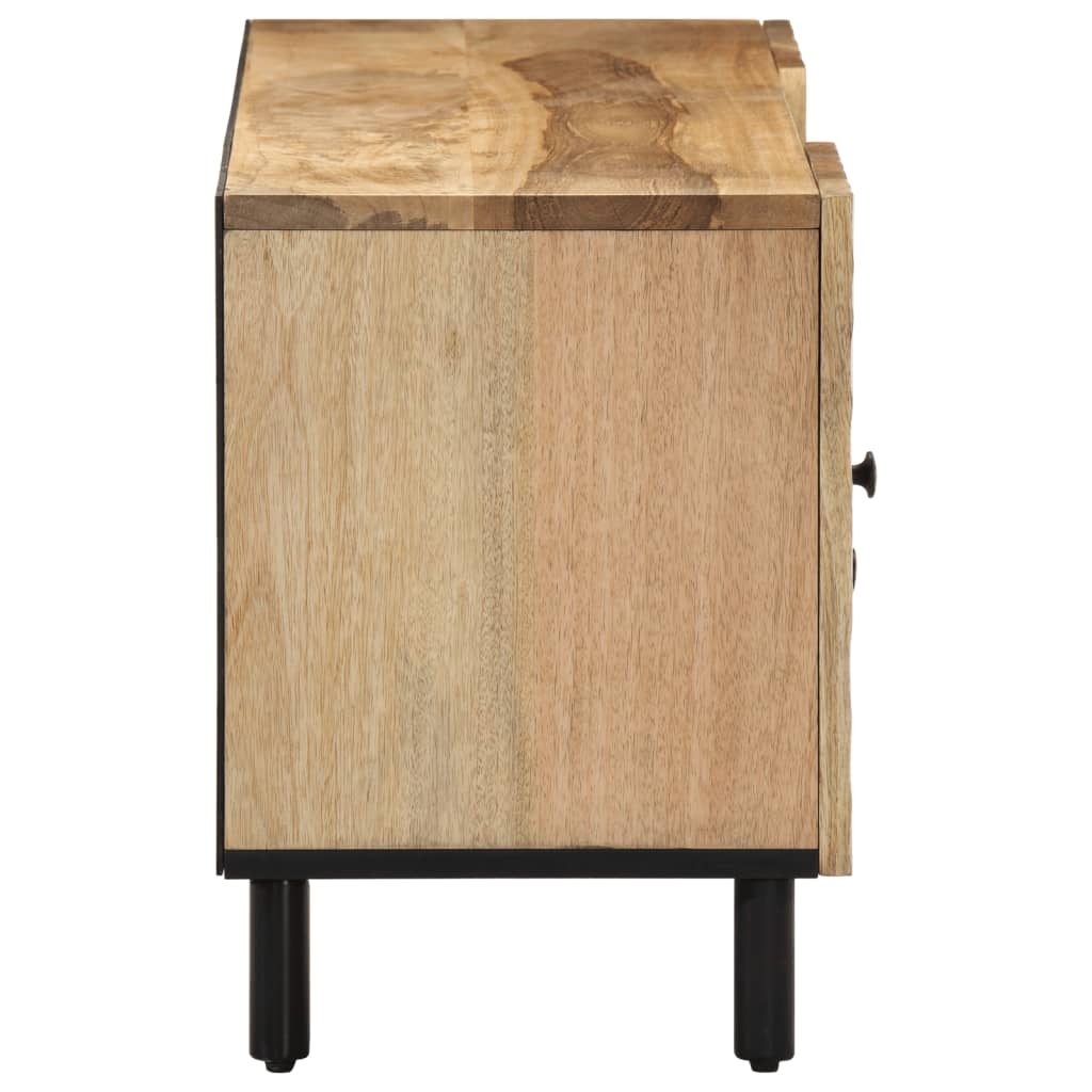 Meuble TV 105x33x46cm bois de manguier massif