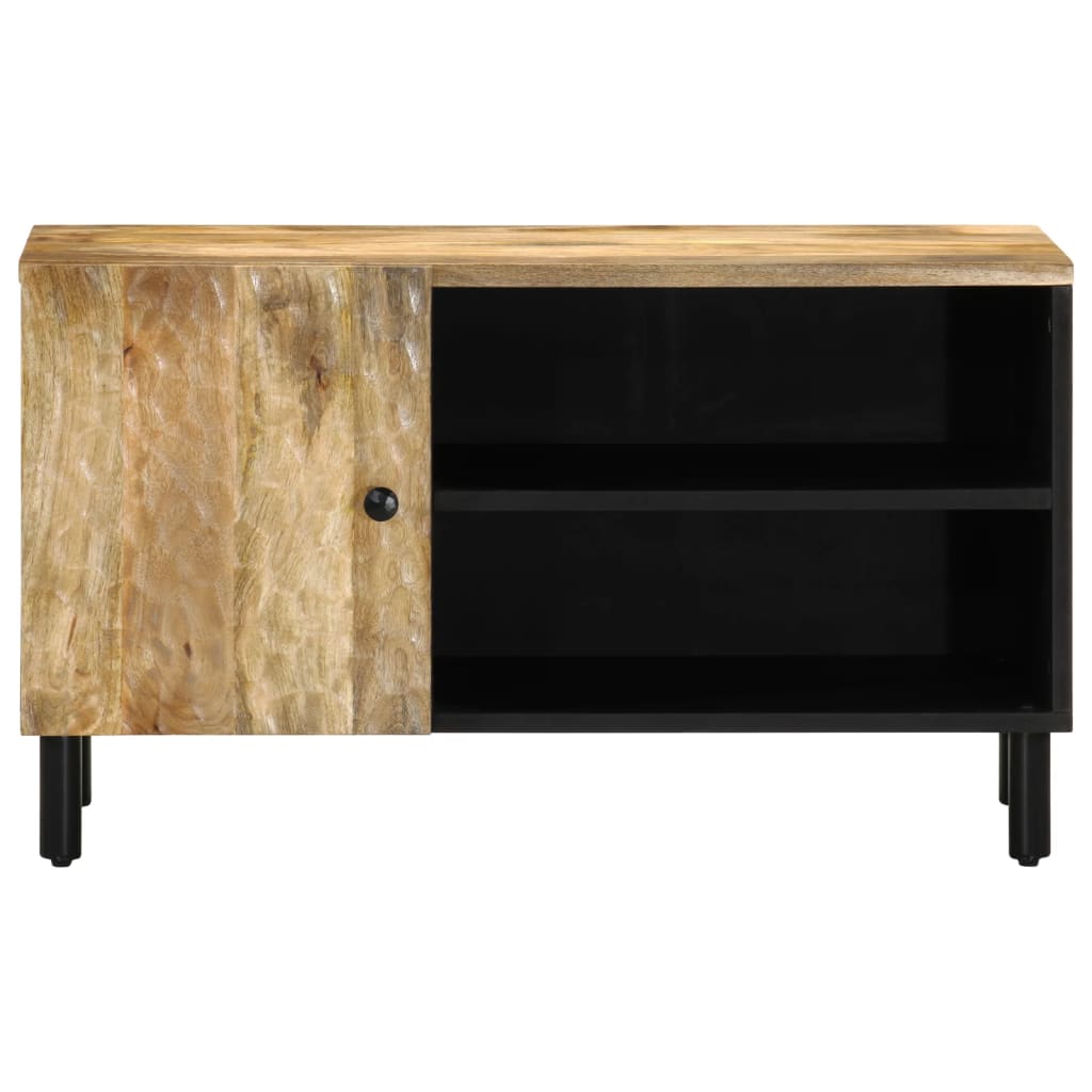 Meuble TV 80x33x46 cm en bois d'acacia massif