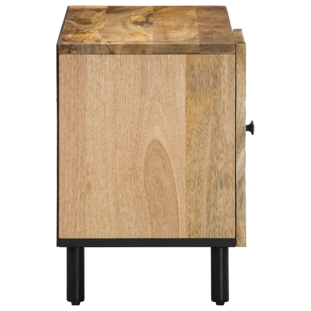 Meuble TV 80x33x46 cm en bois d'acacia massif