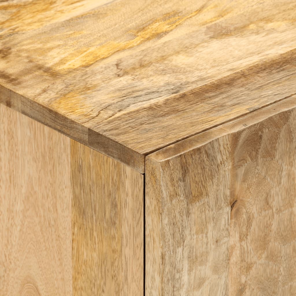 Meuble TV 80x33x46 cm en bois d'acacia massif