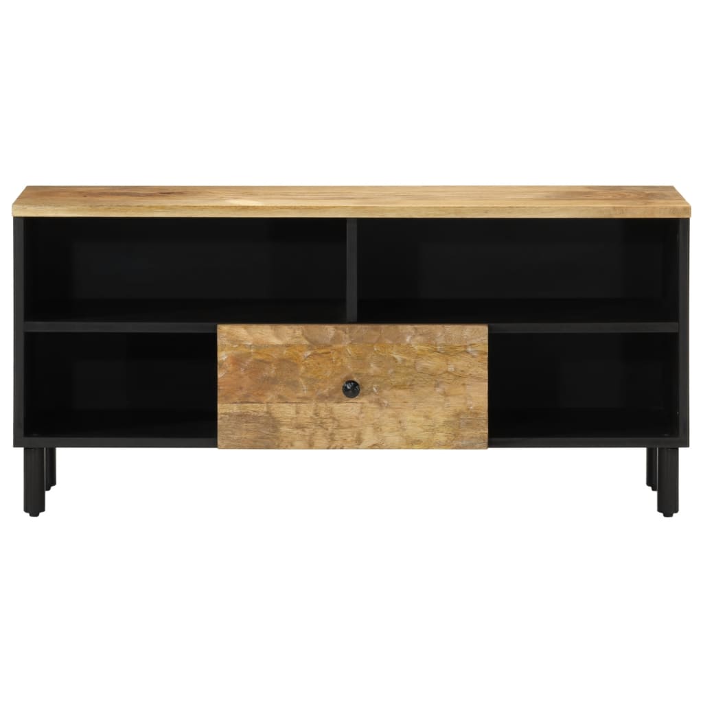 Tv-meubel 100x33x46 cm massief mangohout