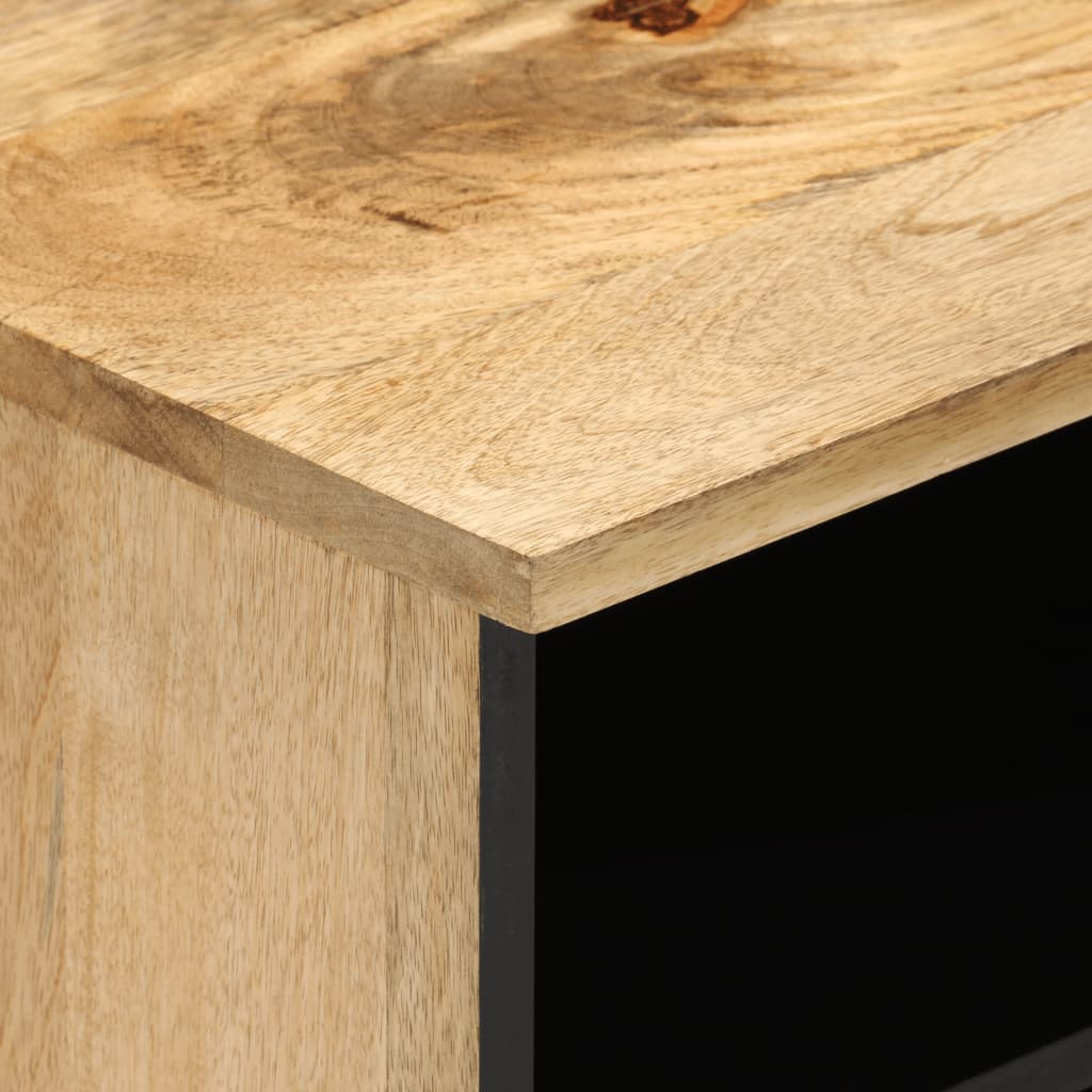 Tv-meubel 100x33x46 cm massief mangohout