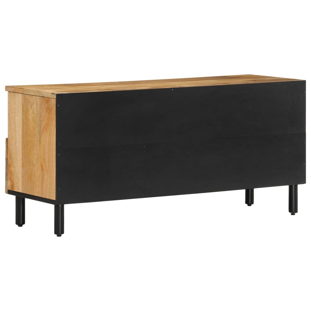 Meuble TV 100x33x46 cm en bois d'acacia massif