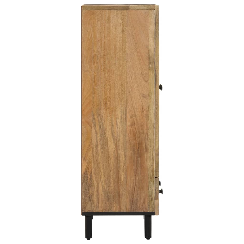 Hoge kast 60x33x100 cm massief mangohout