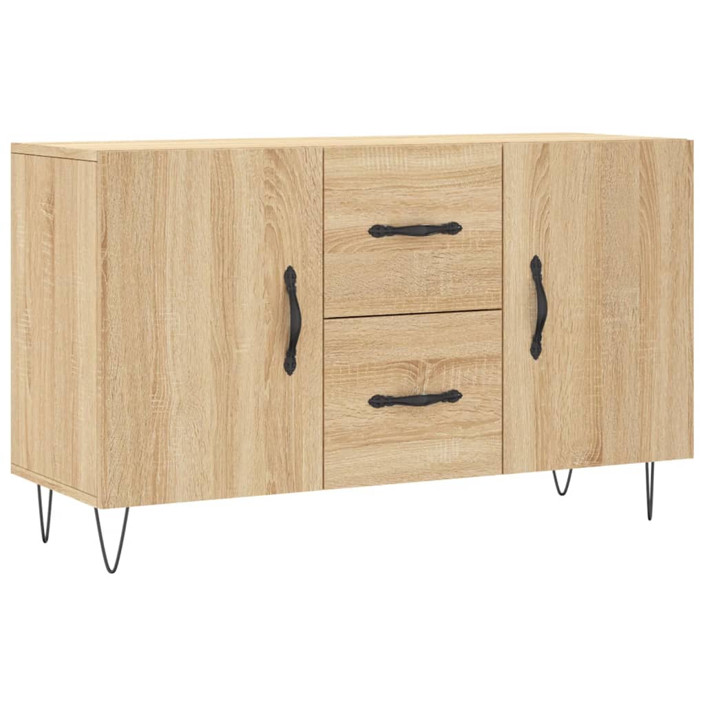 Dressoir 100x36x60 cm bewerkt hout