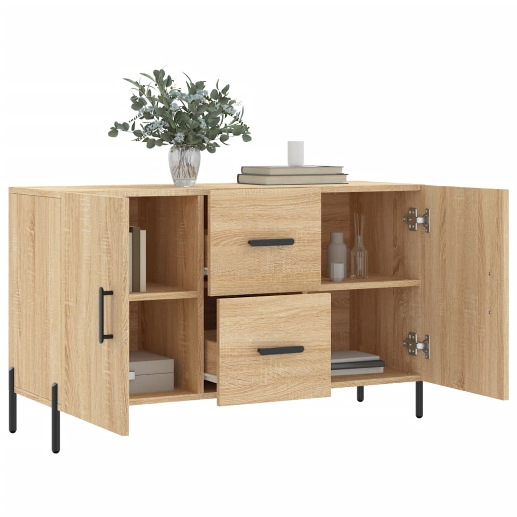 Buffet 100x36x60 cm en bois travaillé