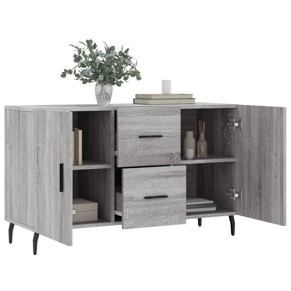 Dressoir 100x36x60 cm bewerkt hout