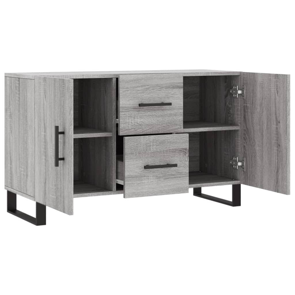 Dressoir 100x36x60 cm bewerkt hout