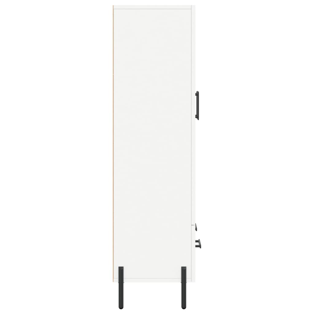 Armoire haute 69,5x31x115 cm en dérivé du bois, couleur chêne