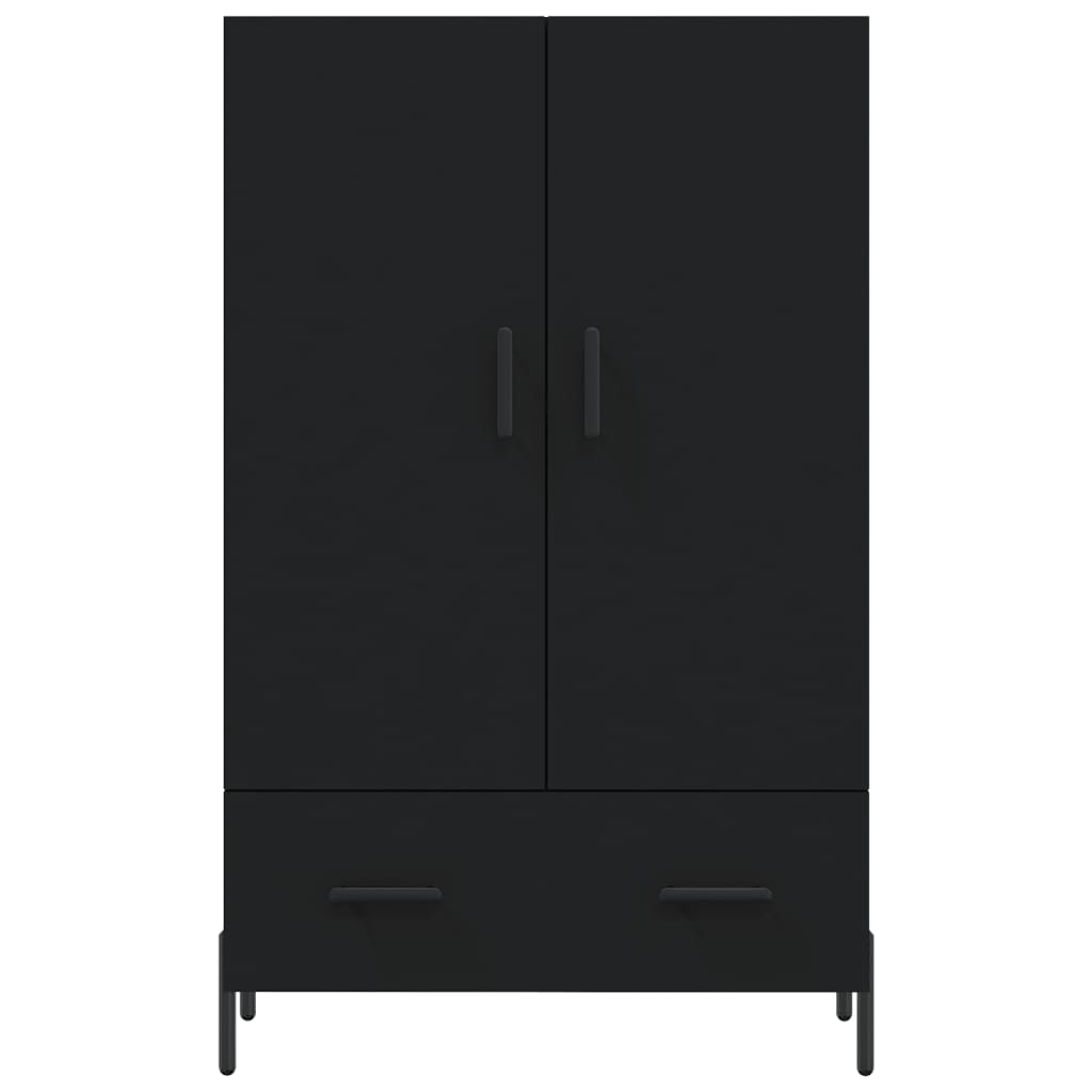 Armoire haute 69,5x31x115 cm en dérivé du bois, couleur chêne