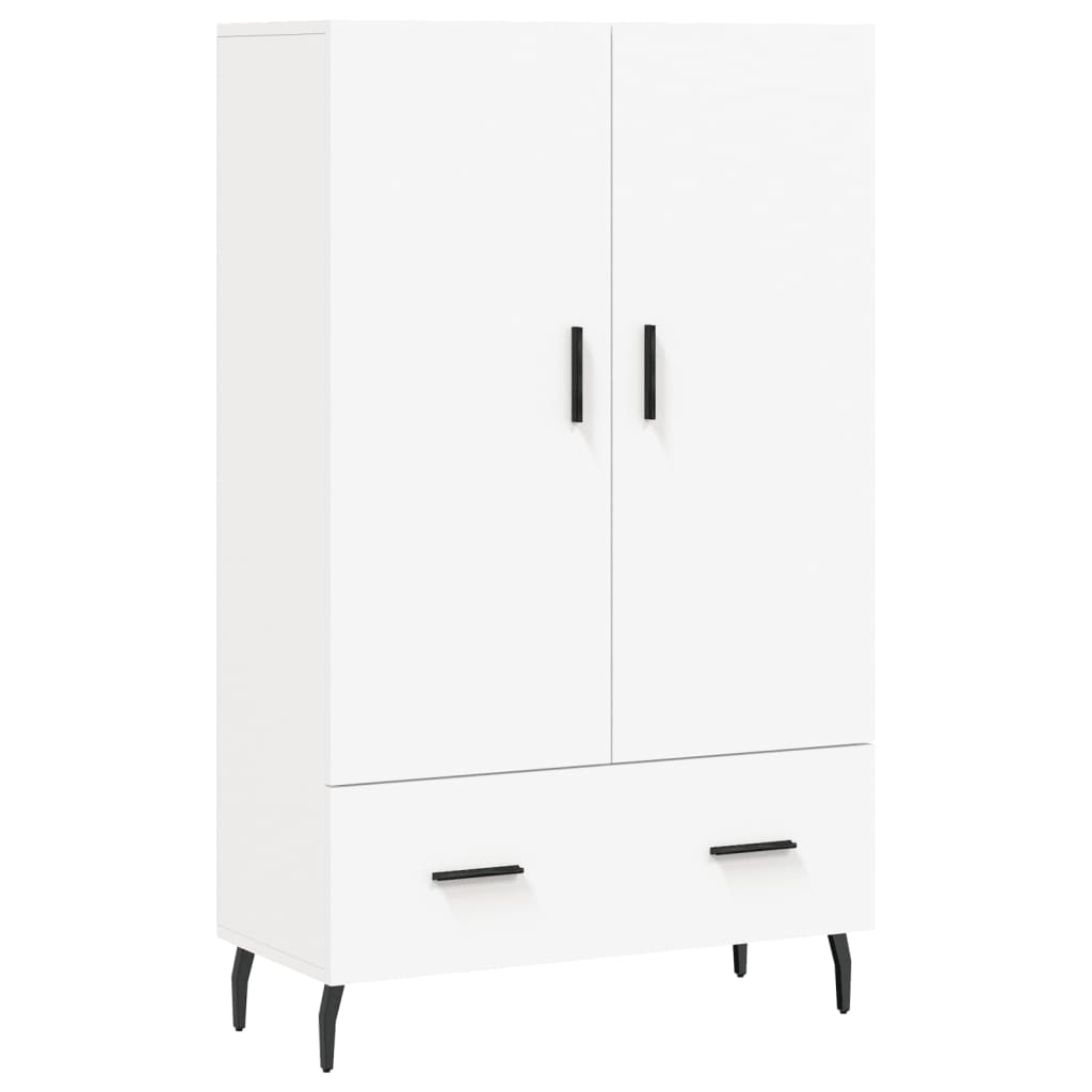 Armoire haute 69,5x31x115 cm en dérivé du bois, couleur chêne