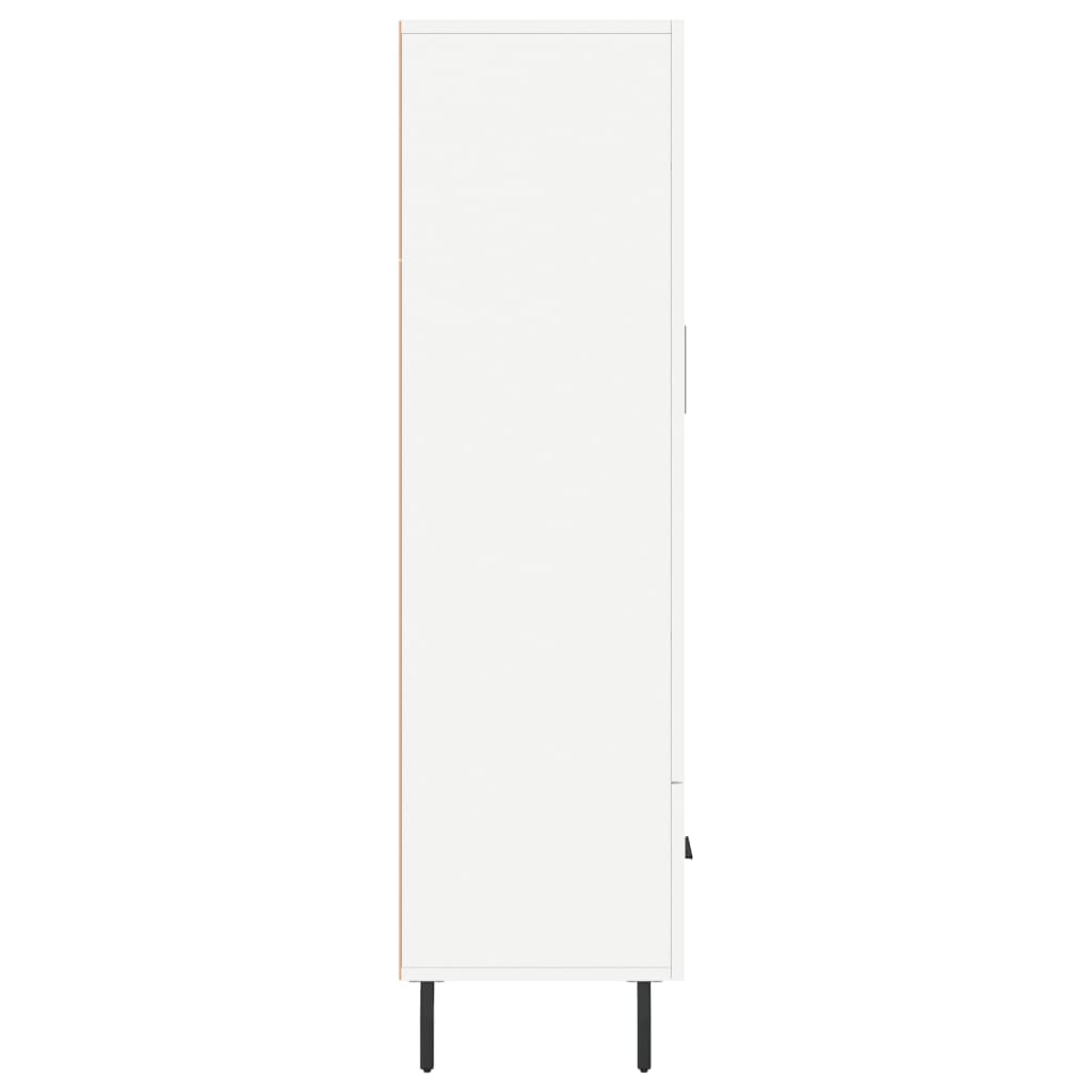 Armoire haute 69,5x31x115 cm en dérivé du bois, couleur chêne