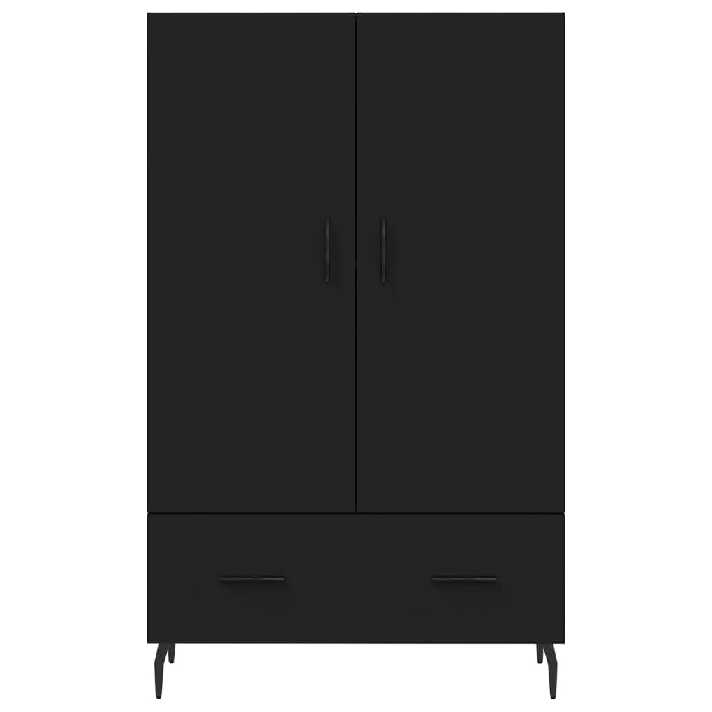 Armoire haute 69,5x31x115 cm en dérivé du bois, couleur chêne